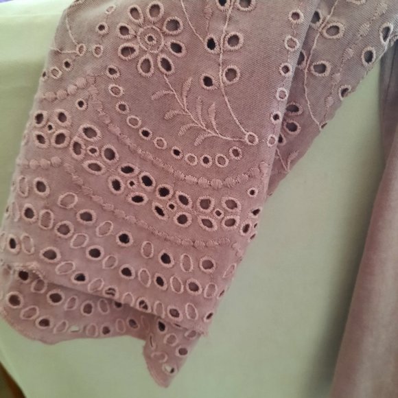 American Eagle Soft & Sexy Layered Bell Sleeve Top VNeck Top Womens Size XSmall - Picture 5 of 8